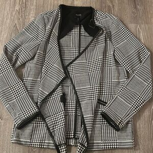 Checkered blazer